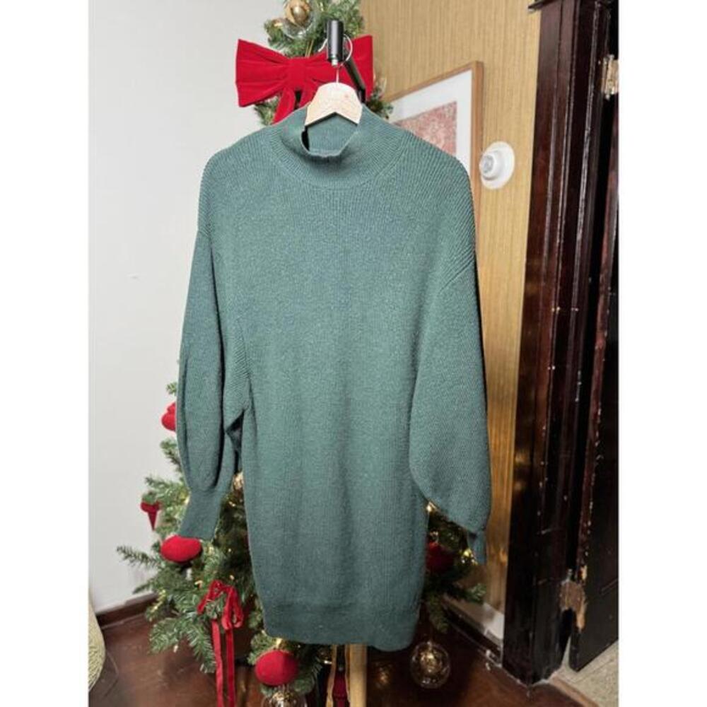 Banana Republic Women's Green Sweater Dress